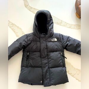 2T down North Face coat, black, worn handful of times